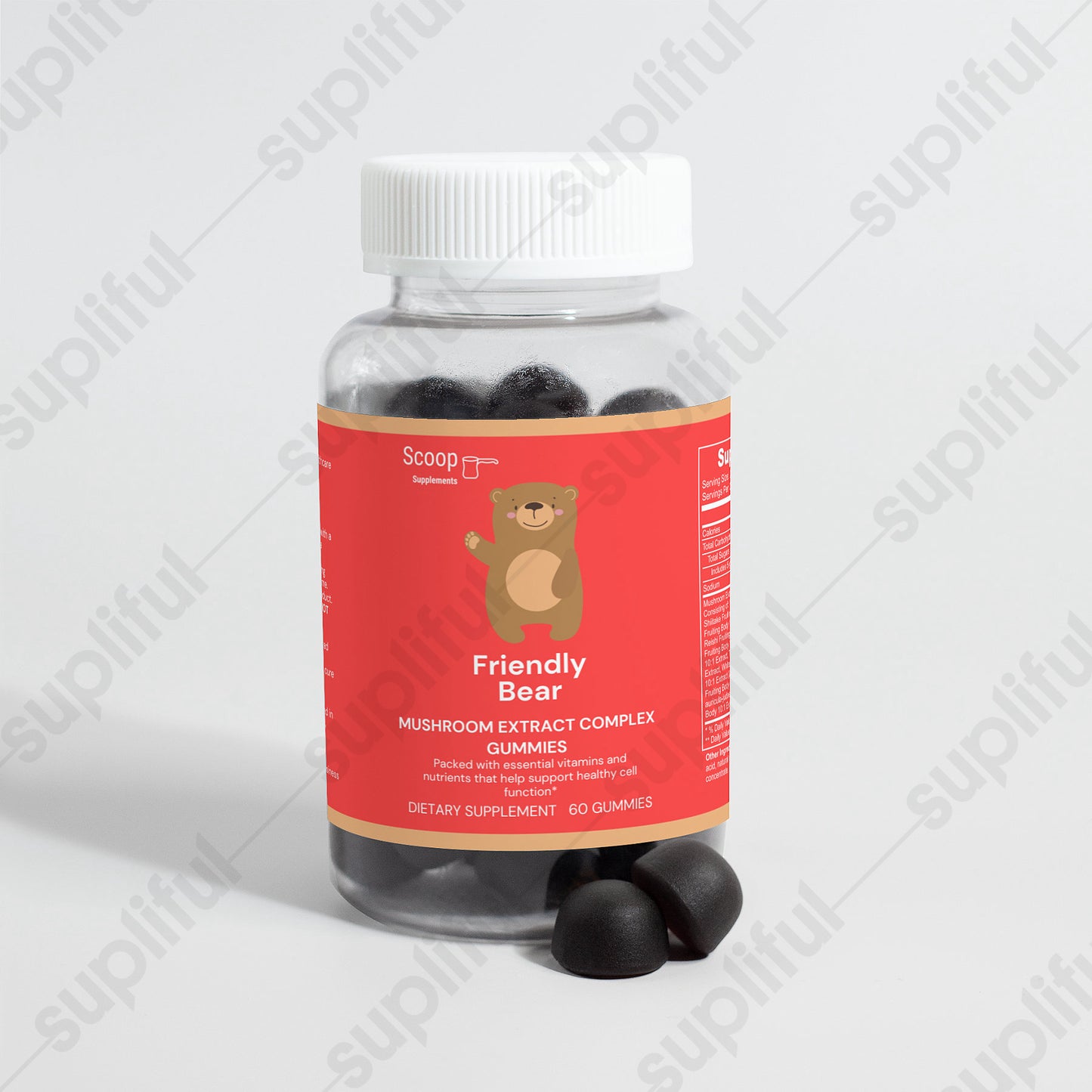 Friendly Bear Mushroom Extract Gummies