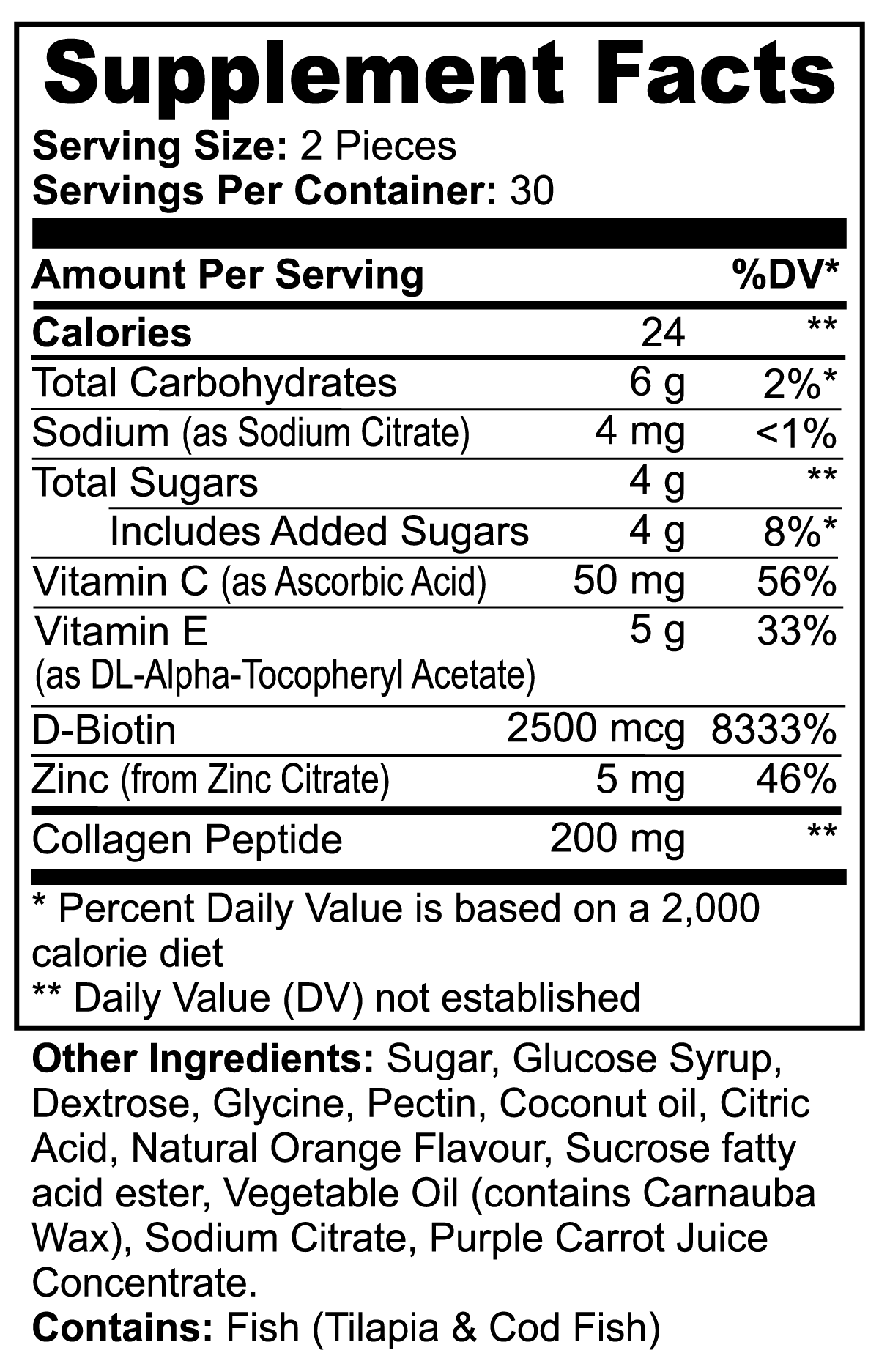 Friendly Bear Collagen Gummies (Adult)